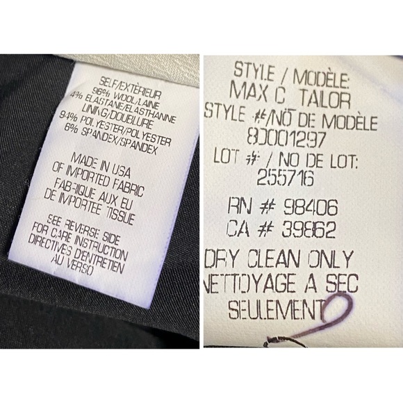 Theory Black Wool Suit Pants - Picture 12 of 14